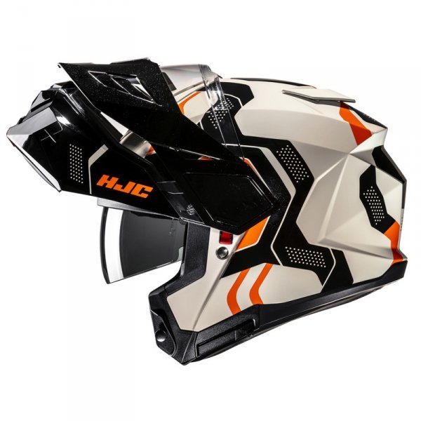 HJC KASK SZCZĘKOWY I80 VELLY BLACK/BEIGE