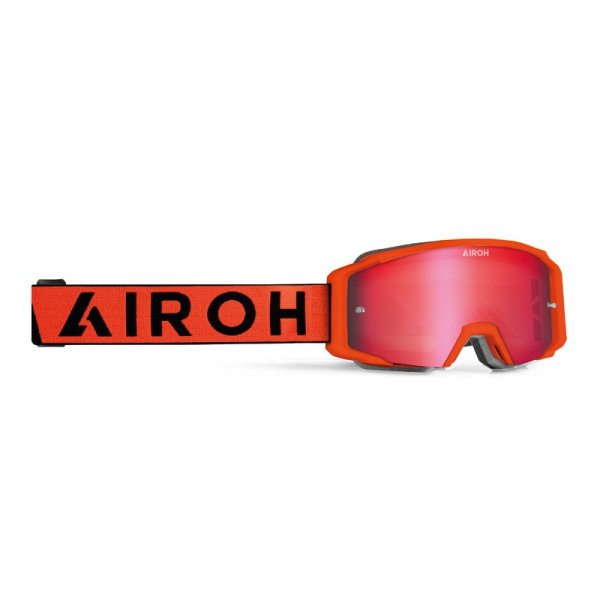 AIROH GOGLE BLAST XR1 ORANGE MATT SZYBA RED MIRROR