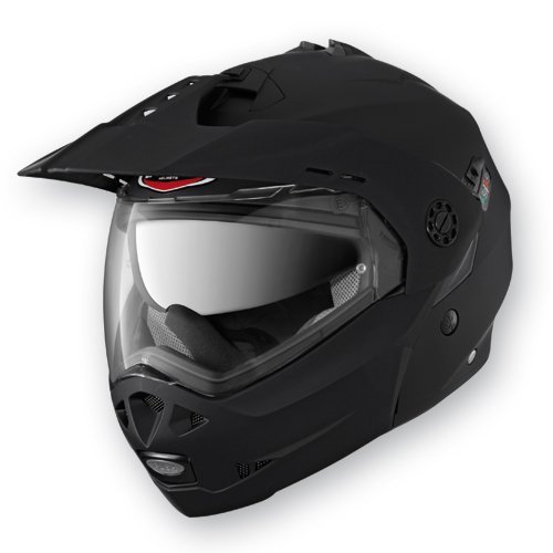 CABERG KASK SZCZĘKOWY FLIP-UP ENDURO MODEL TOURMAX (PINLOCK) KOLOR BIAŁY METALIK, CZARNY MAT(5/5 GWIAZDEK W TESTACH SHARP)