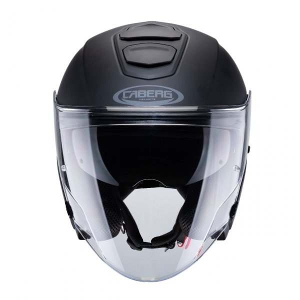 CABERG KASK OTWARTY JET OTWARTY FLYON MATT BLACK