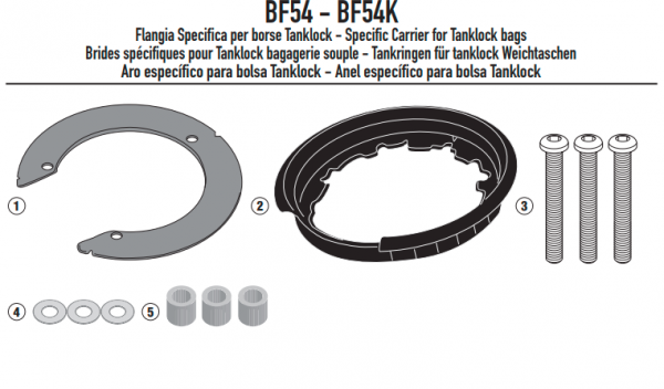GIVI MOCOWANIE TANKLOCK  YAMAHA MT-03 321 (20-220