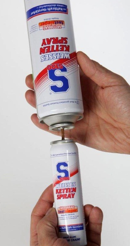 S100 WEISSES KETTEN SPRAY 400ml - smar do łańcucha 2350