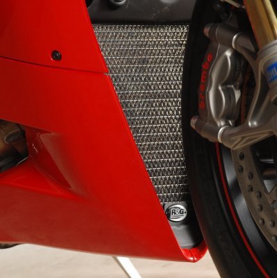Osłona Chłodnicy RG Racing (Pair), Ducati 899/959/1199/1299/V2 Panigale Black
