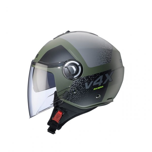 CABERG KASK JET RIVIERA V4X ALPHA ZIEL/CZA/SZ MAT