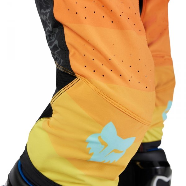 FOX SPODNIE OFF-ROAD FLEXAIR GRID BLACK/ORANGE