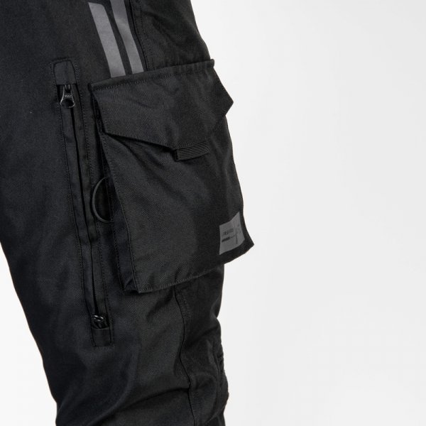 OZONE SPODNIE MOTOCYKLOWE TEKSTYLNE UNION II BLACK