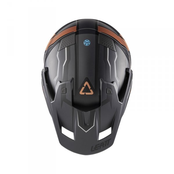 Kask motocyklowy z goglami Leatt Adv 7.5 Black Bronze