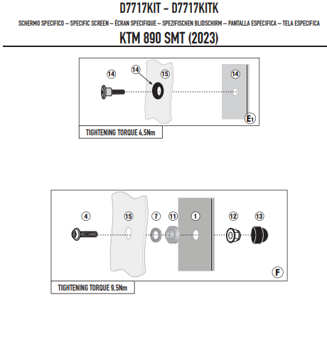 KAPPA MOCOWANIE SZYB KD7716S, KD7716ST, KAF7716 KT