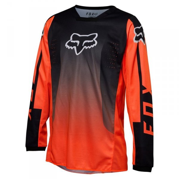 FOX BLUZA OFF-ROAD JUNIOR KIDS 180 LEED FLUO ORANG