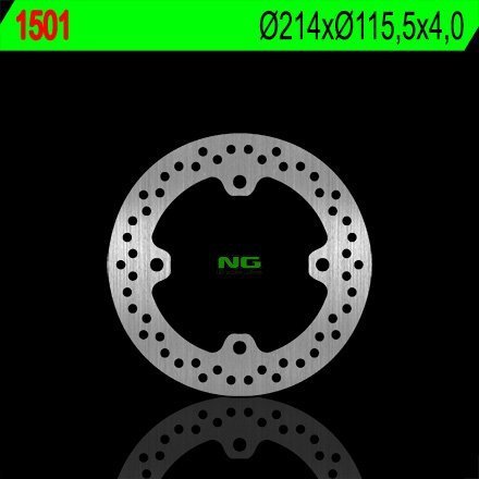 NG1501X TARCZA HAMULCOWA CAN-AM COMMANDER 800/1000 '11-'14, MAVERICK 1000 '13-'14 (241X115,5X4) (4X11,5MM)