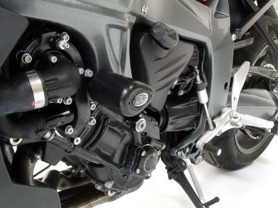 Crashpady Aero RG Racing Bmw K1200R/K1300R Black