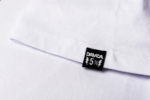 DAVCA T-shirt cards white