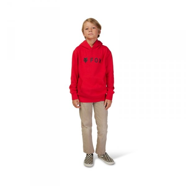 FOX BLUZA Z KAPTUREM JUNIOR ABSOLUTE FLAME RED