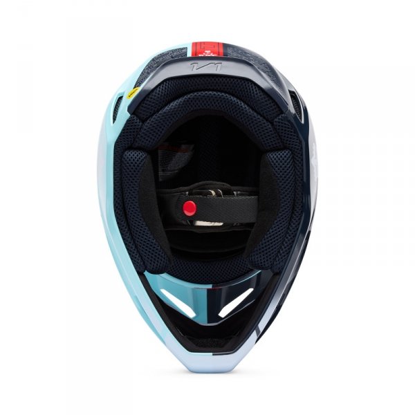 FOX KASK JUNIOR V1 ELEVATED LIGHT BLUE