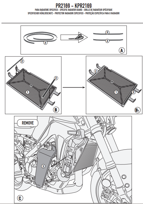 GIVI OSŁONA CHŁODNICY  YAMAHA MT-09 MT-09 (24)