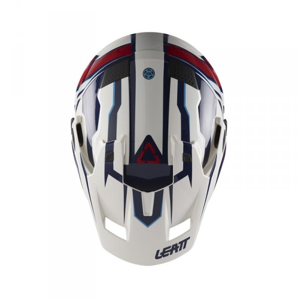 Kask motocyklowy z goglami Leatt Adv 7.5 Royal Blue Red