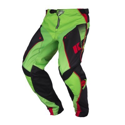 KENNY SPODNIE OFF-ROAD TRACK BLACK/GREEN/RED