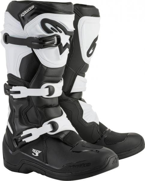 ALPINESTARS(MX) buty TECH 3 biały/czarny