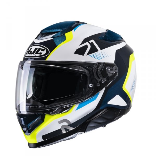 HJC KASK INTEGRALNY RPHA71 HAPEL BLUE/YELLOW