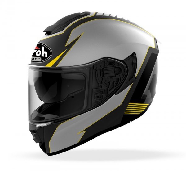 AIROH KASK INTEGRALNY ST501 TYPE YELLOW MATT