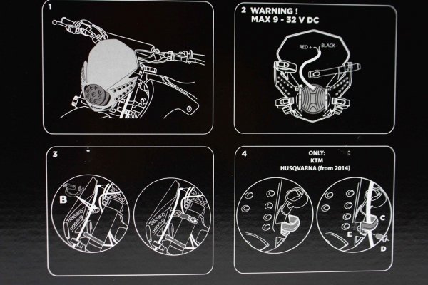 Acerbis Lampa reflektor przód LED Fulmine