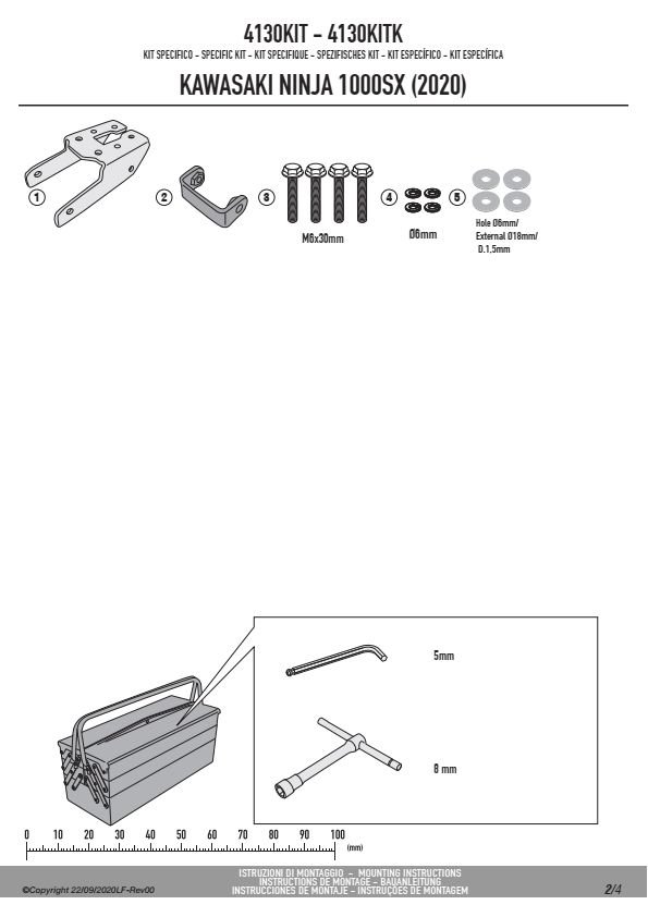 KAPPA 4130KITK ADAPTER DO STELAŻA BOCZNEGO KLX4130