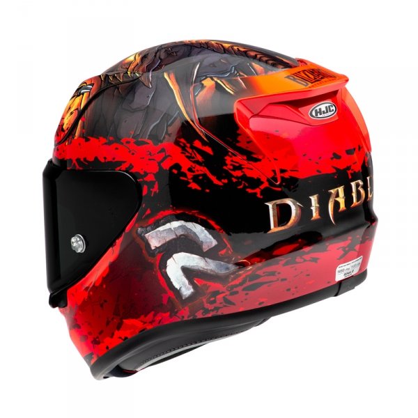 HJC KASK INTEGRALNY RPHA12 DIABLO BLIZZARD RED