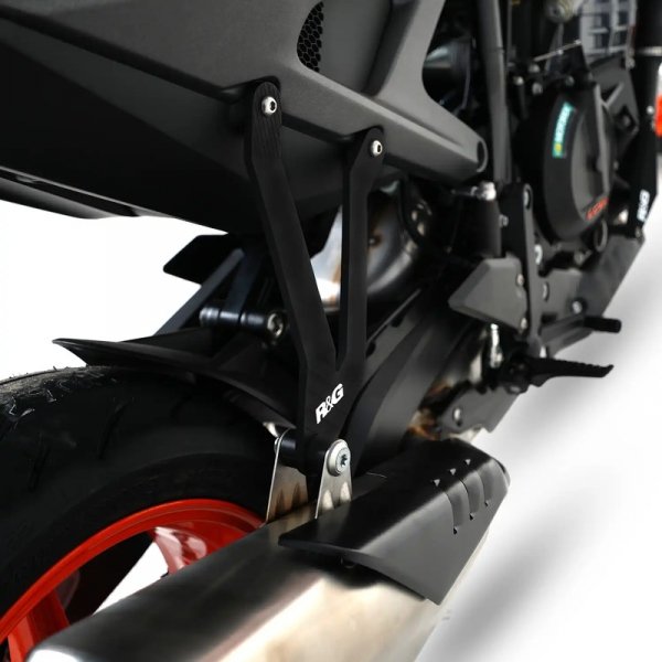 Mocowanie Wydechu + Zaślepka Podnóżka RG Racing Ktm 990 Duke 24- Black