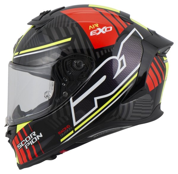 SCORPION KASK INTEGRALNY EXO-R1 VICTORY BK-SIL-RED