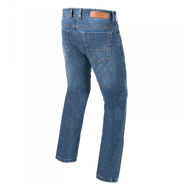 REBELHORN SPODNIE JEANS HAWK III R FIT WASHED BLUE