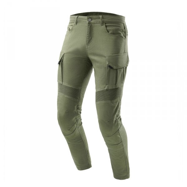 OZONE SPODNIE JEANS FASTER TAPERED FIT OLIVE