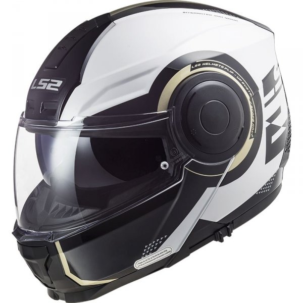 KASK LS2 FF902 SCOPE ARCH WHITE TITAN +PINLOCK