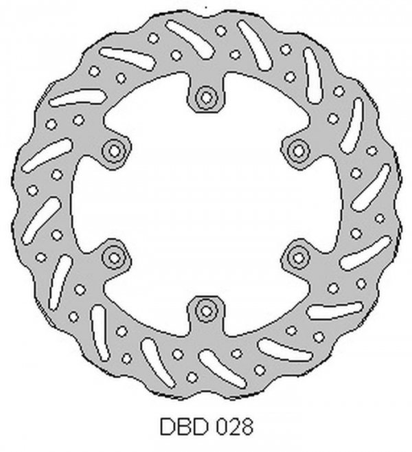 DELTA BRAKING ONL_DBD028G TARCZA HAMUL TYŁ YAMAHA