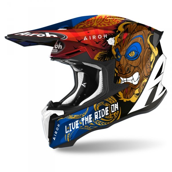 AIROH KASK OFF-ROAD TWIST 2.0 TIKI GLOSS
