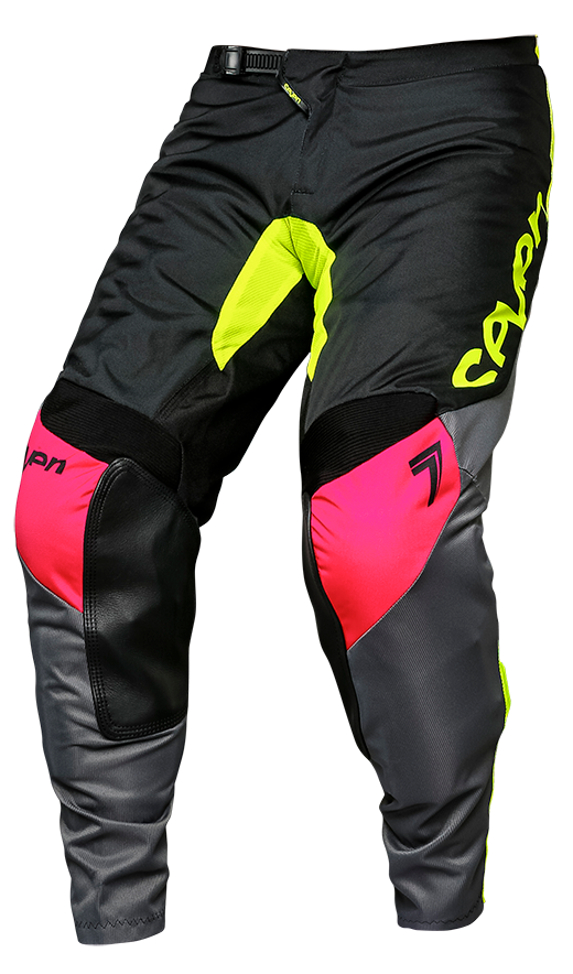 SPODNIE SEVEN ANNEX IGNITE BLACK/FLO YELLOW 2018