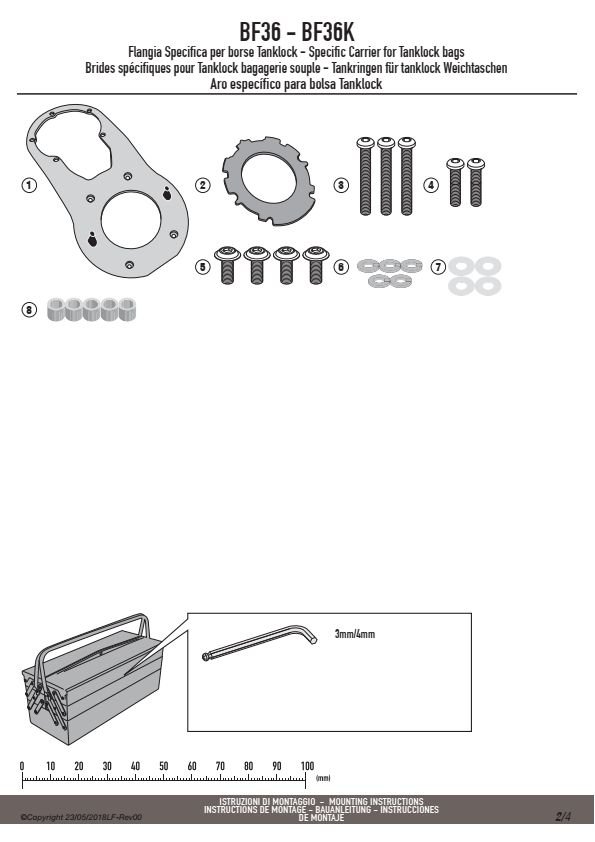 GIVI BF36 MOCOWANIE TANKLOCK YAMAHA MT-07 (18)