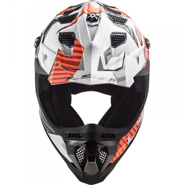 KASK LS2 MX700 SUBVERTER EVO ASTRO WHITE ORANGE