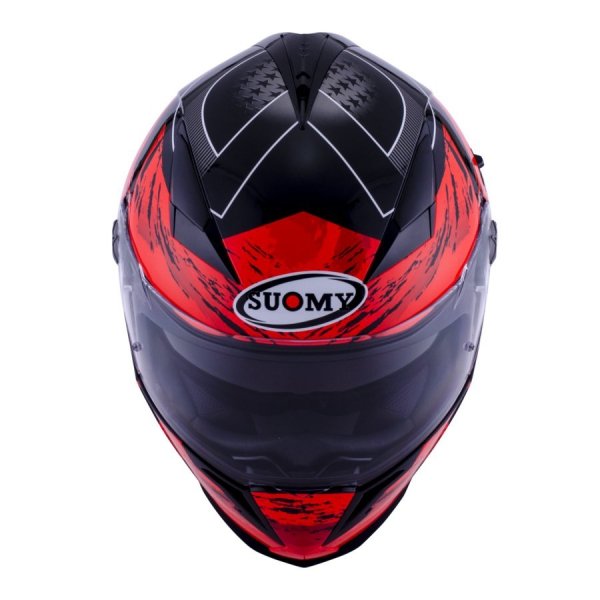 Kask SUOMY HALO Drift Red - integralny z blendą