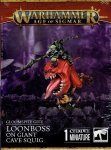 Gloomspite Gitz: Loonboss on Giant Cave Squig