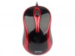 Mysz przewodowa A4 Tech V-Track N-350-2 Czarny/Czerwony USB