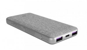 Powerbank Silicon Power QP77 10000mAh 1x USB-C, 1x USB-A, szary