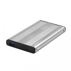 Obudowa/kieszeń Qoltec do dysków HDD SSD 2.5 SATA3 | USB 3.0 | Srebrny