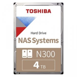 Dysk Toshiba N300 HDWG440UZSVA 4TB 3,5 7200 256MB SATA III NAS BULK