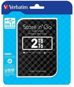 Dysk zewnętrzny Verbatim 2TB Store 'n' Go 2.5 5400 USB 3.1 czarny