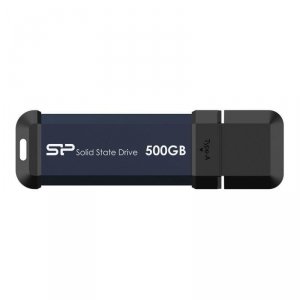 Dysk zewnętrzny SSD Silicon Power MS60 500GB USB 3.2 Gen2 600/500 MB/s Niebieski