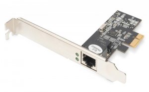 Karta sieciowa DIGITUS przewodowa PCI Express 1x RJ45 2.5 Gigabit Ethernet 10/100/1000/2500Mbps