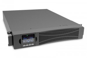 Zasilacz awaryjny UPS DIGITUS Online Rack 19 LCD 1000VA/1000W 2x12V/9Ah 8xC13 1xC14 USB RS232 RJ45