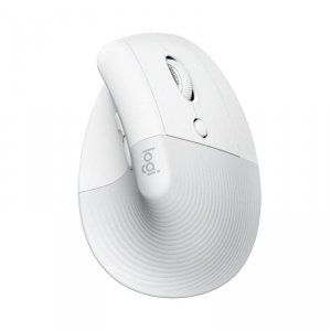 Mysz bezprzewodowa Logitech Lift for Mac ergonomiczna pionowa OFF-WHITE / PALE GREY