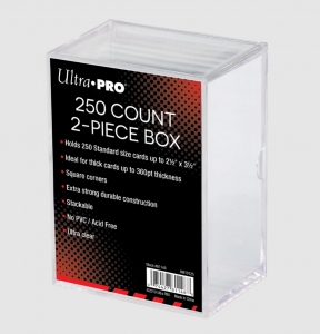 Pudełko Ultra PRO 2-Piece 250 Count Clear Card Storage Box