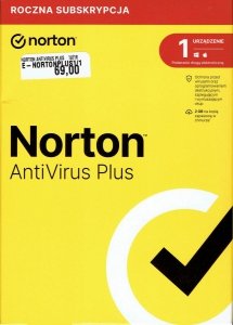 Oprogramowanie NORTON Antivirus Plus 2GB PL 1 użytkownik, 1 urządzenie, 1 rok